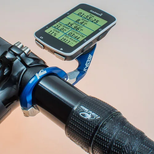Miniatura 5 de K-Edge El Soporte para computadora de bicicleta de carreras para dispositivos GPS Garmin Azul