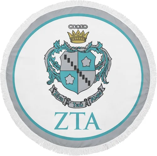Miniatura 11 de Alpha Chi Omega Sorority - Toalla de playa redonda (60 pulgadas) de gran tamaño, súper absorbente, sin arena, gruesa toalla grande para piscina
