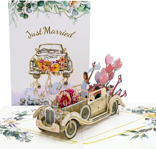 Miniatura 7 de Tarjeta de cumpleaños desplegable 3D – Elegante tarjeta de felicitación emergente de pastel floral de mariposa rosa para mujeres, mamá, esposa