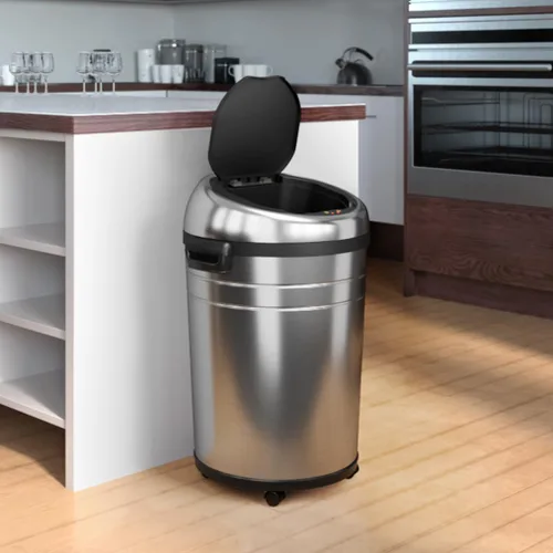 Miniatura 5 de iTouchless - Basurero de cocina con sensor automático con capacidad de 13 galones y filtro de olor