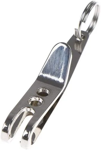 Miniatura 7 de Acxico Mini EDC Gear Pocket Suspensión Clip Percha Herramienta Llavero Llavero, Blanco