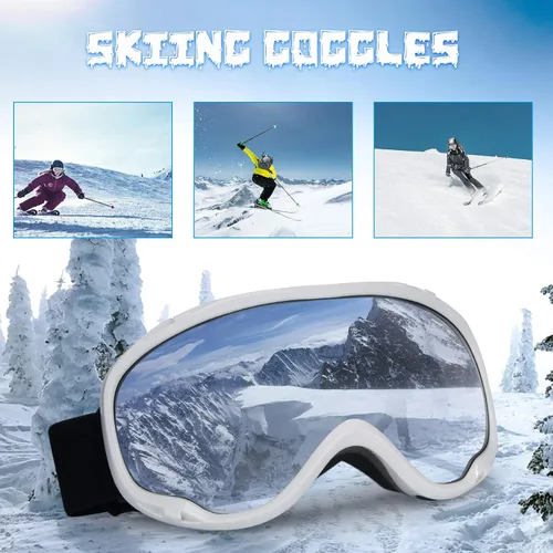 Miniatura 6 de Gafas de esquí para hombre y mujer, gafas de snowboard OTG, gafas deportivas de nieve para jóvenes y adultos