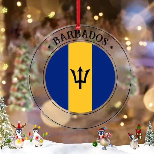 Miniatura 8 de Adornos para árbol de Navidad con bandera de Brasil, recuerdo de la ciudad del país, adornos de Navidad personalizados 2022, adornos colgantes