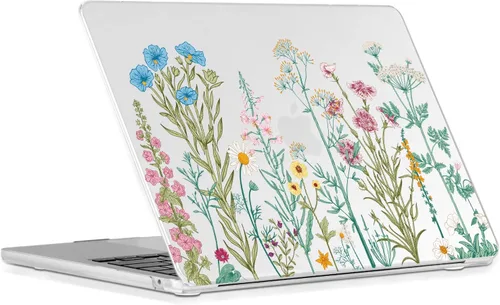 Miniatura 3 de Se7enline Funda compatible con MacBook Air de 15 pulgadas M4 M3 M2 2025 2024 2023 de 15.3 pulgadas con MacBook Air A2941/A3114/A3241 funda rígida