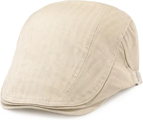 Miniatura 3 de Newsboy Sombreros para hombre, gorra plana de algodón, ajustable, transpirable, irlandés, hiedra, sombrero de caza