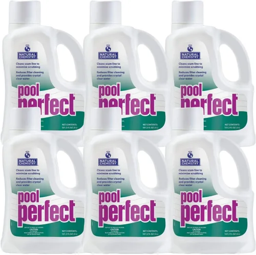 Miniatura 7 de Natural Chemistry Pool Perfect, 2 L, 1 paquete, limpiador de piscina para eliminar contaminantes, desechos y otros residuos