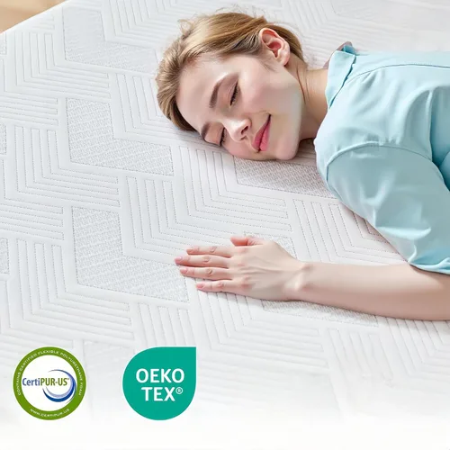Miniatura 8 de Nelaukoko Colchón Queen de 12 pulgadas, colchón de espuma viscoelástica de gel en una caja para un sueño fresco y alivio de presión, firmeza media