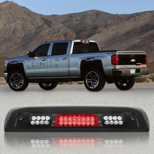 Miniatura 20 de Tercera tercera luz de freno trasera compatible con Chevy Trailblazer GMC Envoy Buick Rainier Ascender Bravada Center Cargo Trasera LED de montaje