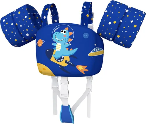 Miniatura 23 de Chaleco de natación para niños pequeños, apto para niños de 28 a 70 libras, flotadores para niños y niñas, ayuda a la natación, entrenamiento, traje