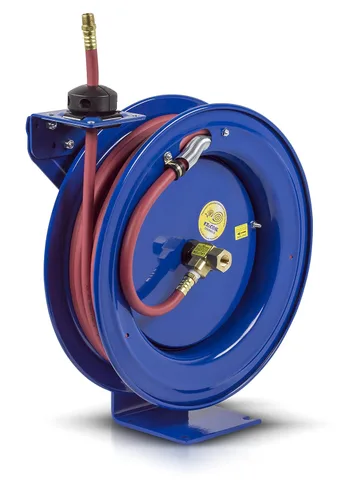 Miniatura 5 de EZ-Coil carrete para manguera seguro de alto rendimiento, 300 psi, incluye manguera, diámetro interno de la manguera 1/4 pulgada, 25 pies