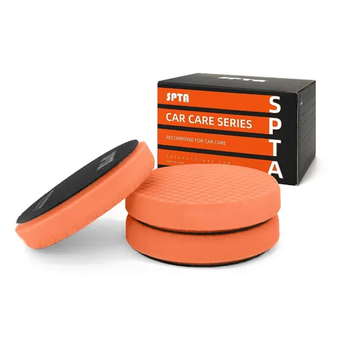 Miniatura 35 de SPTA - Almohadilla verde de corte grueso de 3.5 pulgadas para placa de respaldo de 3 pulgadas (80 mm), esponja de pulido ideal para pulir