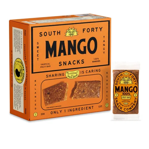 Miniatura 7 de South 40 Snacks Premium - Barras de frutas tropicales de alta calidad, paquete variado, solo 1-3 ingredientes, mango, piña, maracuyá y piña mango