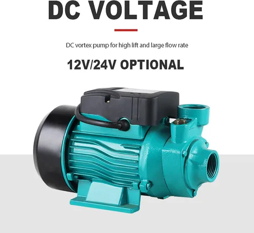 Miniatura 2 de Bomba de agua de transferencia, bomba de agua solar de 12 V 24 V, bomba autocebante de 82.0 ft, bomba de vórtice de suministro de agua solar
