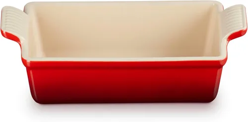 Miniatura 3 de Le Creuset Stoneware Heritage - Molde para pan, 9 x 5 x 3 pulgadas (1.5 cuartos de galón), Cerise