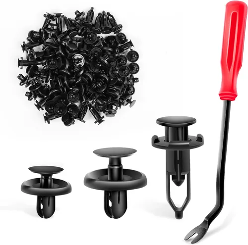 Miniatura 8 de Nilight 120 piezas de clips de retención de automóvil, 0.197 in, 0.236 in, 0.276 in, 0.354 in, 0.394 in, tornillos de expansión de repuesto, clips