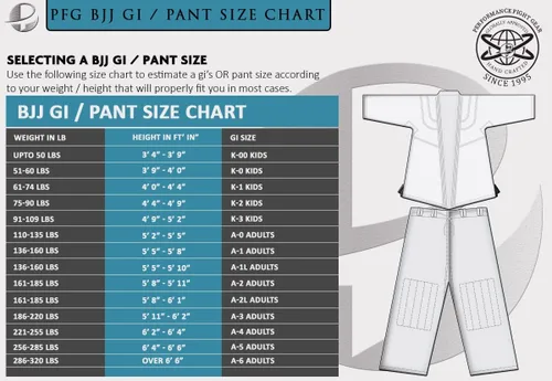 Miniatura 5 de PFG Pro Competition - Kimono brasileño de Jiu-Jitsu Gi para niños y adultos, uniforme unisex