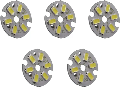 Miniatura 9 de Othmro 4 bombillas LED de chip de 300 mA de 3 W, 9-11 V, súper redonda, bombilla de chip LED, dispositivos montados en superficie, focos de luz