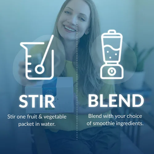 Miniatura 6 de Equilife Suplemento diario de frutas y verduras, 22 frutas, verduras y superalimentos para apoyar la energía y la salud general, fibra, sin azúcar