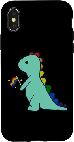 Miniatura 5 de Funda para iPhone 12/12 Pro LGBTQ Allysaurus Dinosaur Rainbow Flag Ally Gay Pride Month