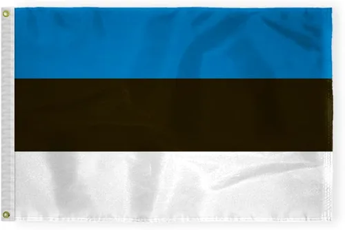 Miniatura 6 de AGAS - Bandera de Estonia de 5 x 8 pies, nailon 200D, 6 agujas cosidas, dobladillo con mosca, nunca se oxida, ojales de latón, bandera nacional
