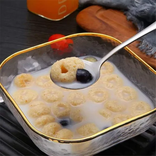 Miniatura 8 de Cucharas de sopa, 8 piezas de cucharas de acero inoxidable de alta calidad, cucharas redondas de peso pesado