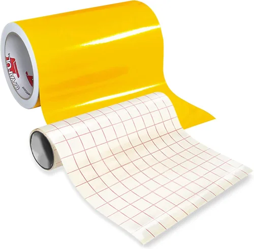 Miniatura 4 de ORACAL 651 - Vinilo adhesivo amarillo brillante para cameo, Cricut y silueta, incluye rollo de papel de transferencia transparente (6 x 12 pulgadas)