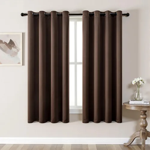 Miniatura 78 de MIULEE Cortinas opacas para dormitorio o sala de estar, juego de 2 paneles de cortina para ventana con aislamiento térmico y bloqueo de luz
