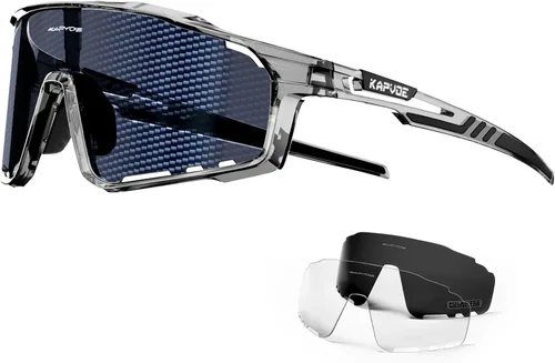 Miniatura 21 de KAPVOE Gafas de Ciclismo Polarizadas para Hombres y Mujeres MTB Bicicleta Montaña TR90 Gafas Deportivas para Correr Bicicleta K76 a09