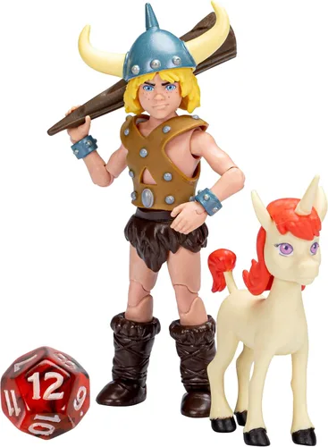 Miniatura 3 de Dungeons & Dragons Cartoon Classics - Juego de 2 figuras de acción de Bobby & Uni de 6 pulgadas, dibujos animados de los años 80, incluye d12
