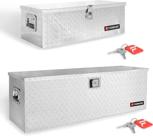 Miniatura 20 de FORWODE - Caja de herramientas de 48 pulgadas para cama de camión, de aluminio para camioneta, caja de herramientas para RV, cajas de herramientas