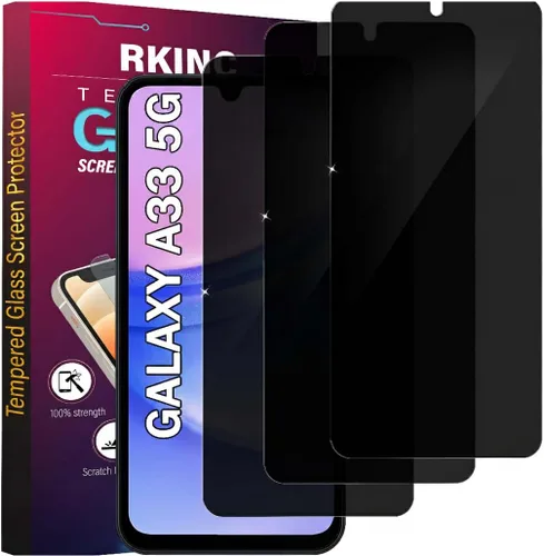 Miniatura 11 de RKINC Protector de pantalla [paquete de 4] para Samsung Galaxy A12 / Galaxy A02S / A12 Nacho, protector de pantalla de vidrio templado, 0.013 in