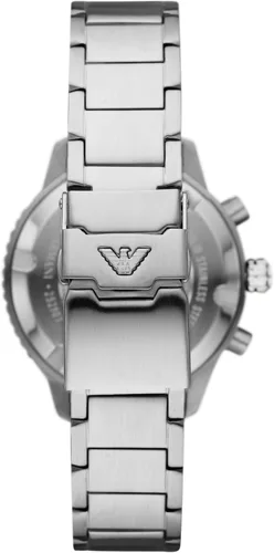 Miniatura 4 de Emporio Armani World Explorer Dive-Inspired Men's Watch with Stainless Steel, Silicone or Leather Band