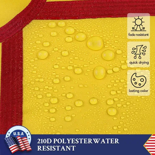 Miniatura 4 de Bandera del estado de Nuevo México de doble cara 3 x 5 para exteriores, las banderas NM de larga duración, nailon 210D resistente, rayas cosidas