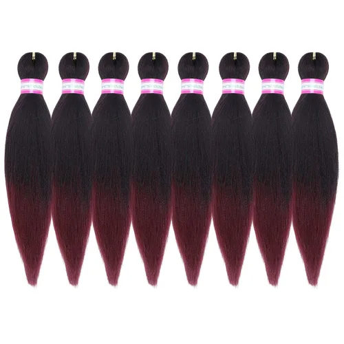 Miniatura 69 de Extensiones de cabello para trenzar preestiradas, color negro, 12 pulgadas, 8 paquetes de cabello natural para trenzar, fácil trenza, ajuste de agua