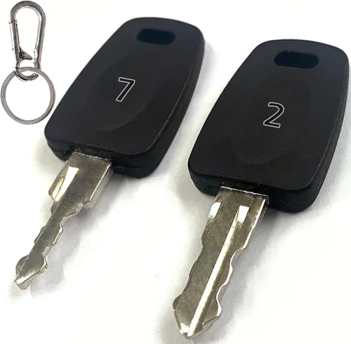 2 llaves compatibles con equipaje maestro 007 002, maleta de equipaje, cerradura de contraseña