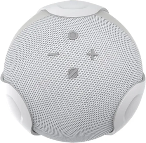Miniatura 8 de awakentti Soporte de pared 2 en 1 para Echo Dot de 4ª generación, accesorios que ahorran espacio, resistente, colgador de salida para altavoz