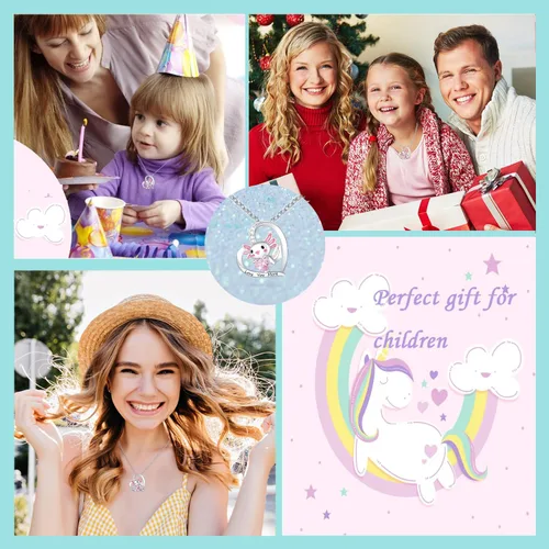 Miniatura 3 de M&Ostyle Lindo collar de ajolote para niñas y niños, collares con colgante de cristal, regalos de joyería para niñas, hija, niños, hijo, nieta