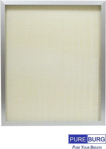 Miniatura 3 de PUREBURG Filtro de repuesto F301H compatible con BlueDri 550 Air Scrubber AS-550, paquete de 2 unidades H13 HEPA 19 x 16 x 2 Air Clean