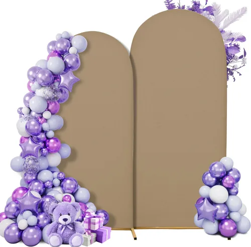 Miniatura 47 de Funda para arco de boda de 6 pies, tela elástica para arcos pequeños, cabinas de fotos y decoración de fiestas, para cumpleaños, duchas