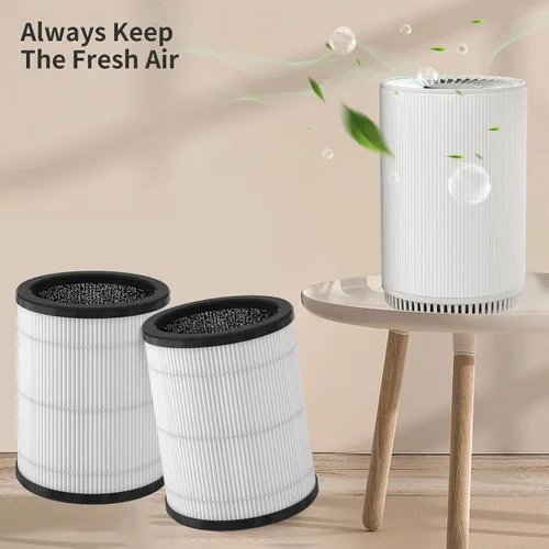 Miniatura 7 de Filtro de repuesto KJ80 compatible con el purificador de aire Druiap KJ80, en comparación con la pieza # AF3080, filtros 3 en 1 (paquete de 2)