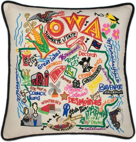 Miniatura 111 de Catstudio Almohada decorativa bordada a mano de Texas