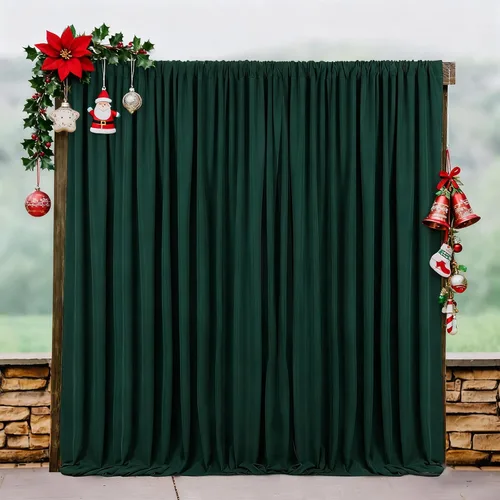 Miniatura 19 de Cortinas de fondo de poliéster negro para cortinas, 2 paquetes de 5 x 8 pies, cortina de tela de cortina de Halloween para decoración de fiestas