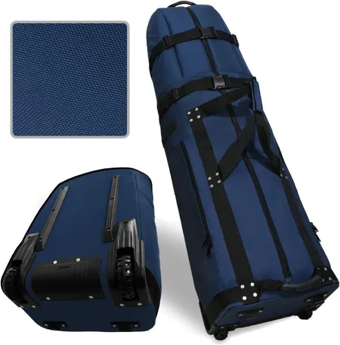 Miniatura 12 de CaddyDaddy Nueva funda acolchada de primera clase premium para club de golf con ruedas, bolsa de viaje de golf resistente para aerolíneas