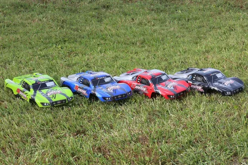 Miniatura 4 de SummitLink Reemplazo verde de cuerpo personalizado compatible para coche o camión RC escala 1/10 (camión no incluido) SSJ-G-01
