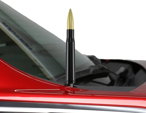 Miniatura 9 de Votex - Fabricado en Estados Unidos - Antena de aluminio bala negra calibre 50 - Compatible con Ford F150 - F250 - F350 Jeep Wrangler - Gladiator