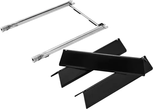Miniatura 9 de 7620 7621 Barras aromatizantes 65505 Deflectores de calor 62752 Piezas de repuesto para quemador de parrilla Weber Genesis 300 Series con control