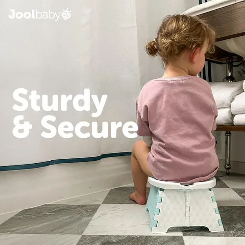 Miniatura 7 de Jool Baby Silla portátil de entrenamiento para ir al baño con bolsa de viaje y 30 forros, plegable, para uso en interiores y exteriores, camping