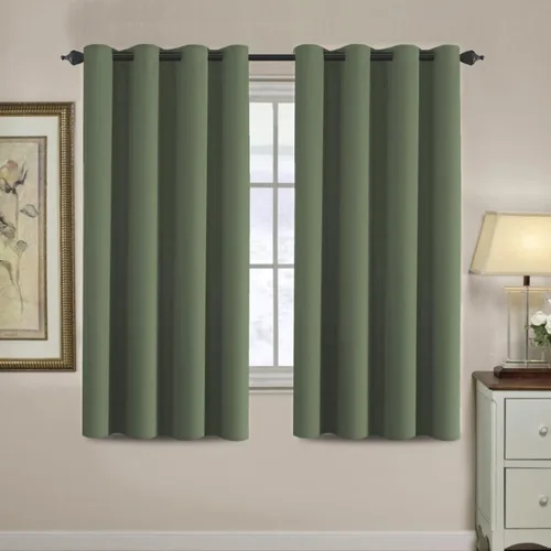 Miniatura 171 de H.VERSAILTEX - Cortinas blackout con aislamiento térmico y ojales en la parte superior, para patios, puertas correderas y división de habitaciones
