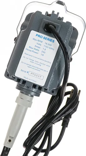 Miniatura 7 de 230W Herramienta rotativa, 0.000-0.157 in de sujeción Adelante y reversa, eje flexible, grabado, pulido, perforación y acabado
