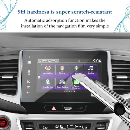 Miniatura 2 de SKTU Protector de pantalla para Honda Pilot 2018 2016-2018 Honda Pilot Passport 2016-2020 Honda Ridgeline Navigation Display Honda Pilot 2018
